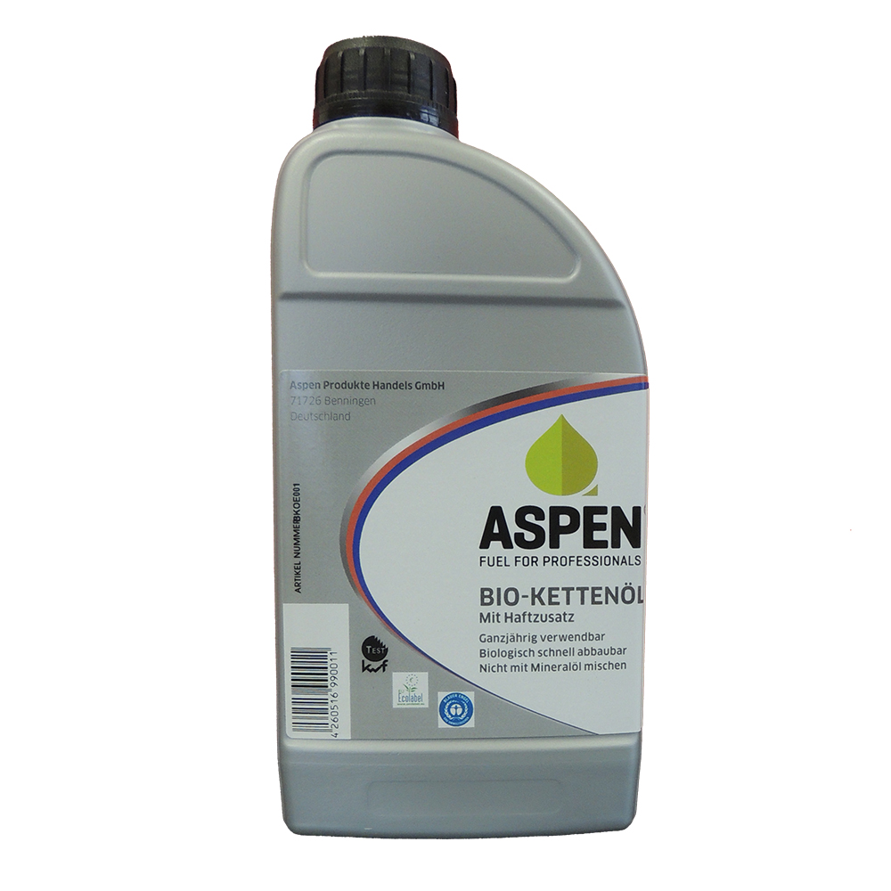 Produktabbildung: Aspen - Bio-Kettenöl (1 Liter)