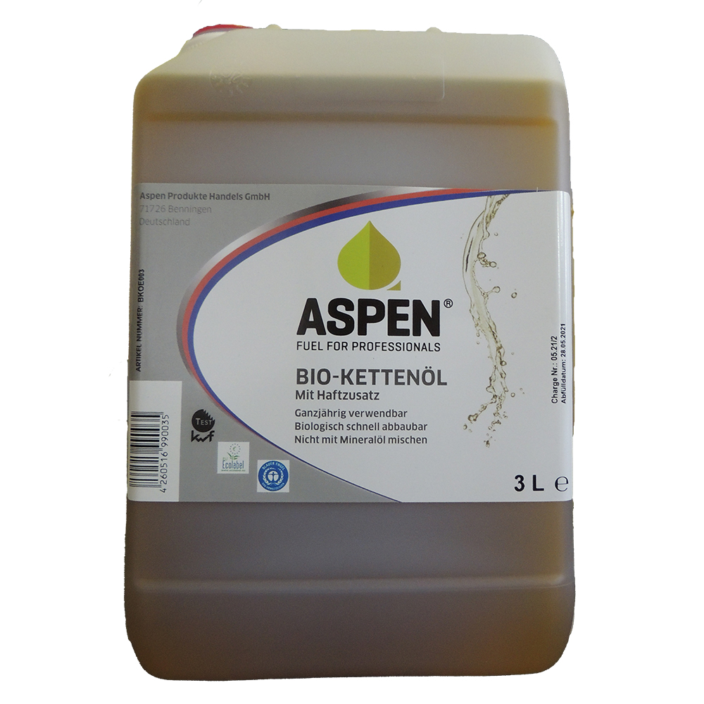 Produktabbildung: Aspen - Bio-Kettenöl (3 Liter)