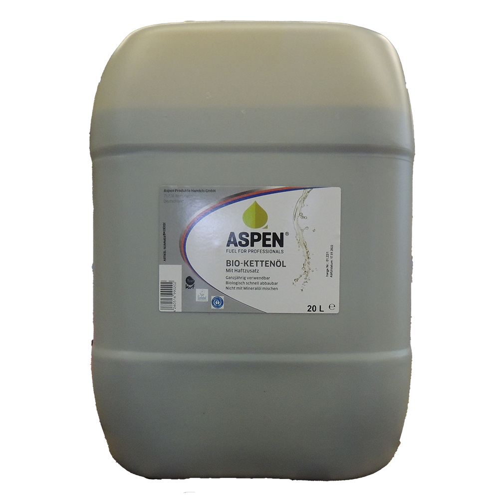 Produktabbildung: Aspen - Bio-Kettenöl (20 Liter)
