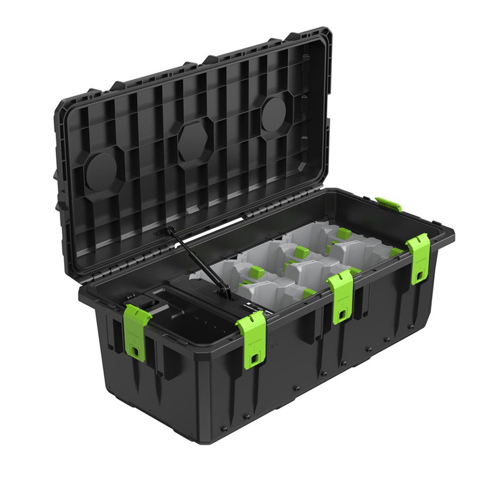 Produktabbildung: AS-Motor - Multiport-Ladekoffer CHU6000 für sechs Akkus
